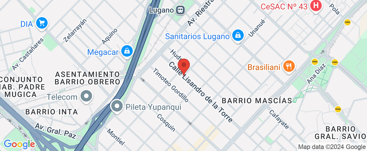 Mapa de la ubicación