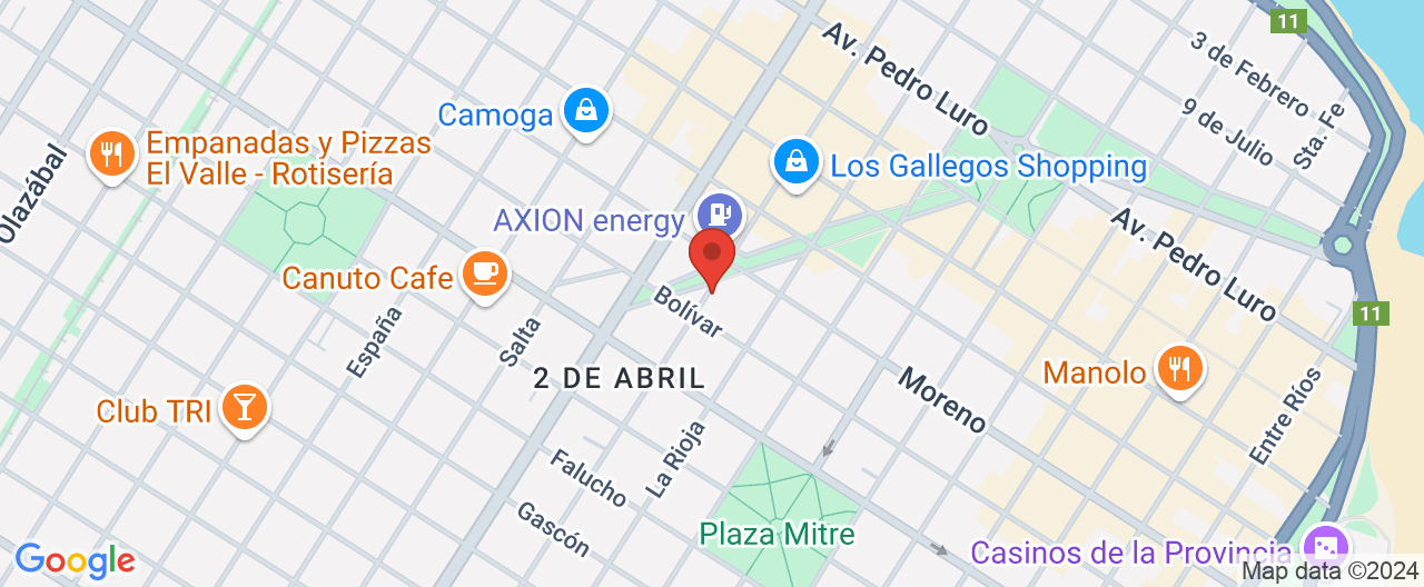 Mapa de la ubicación