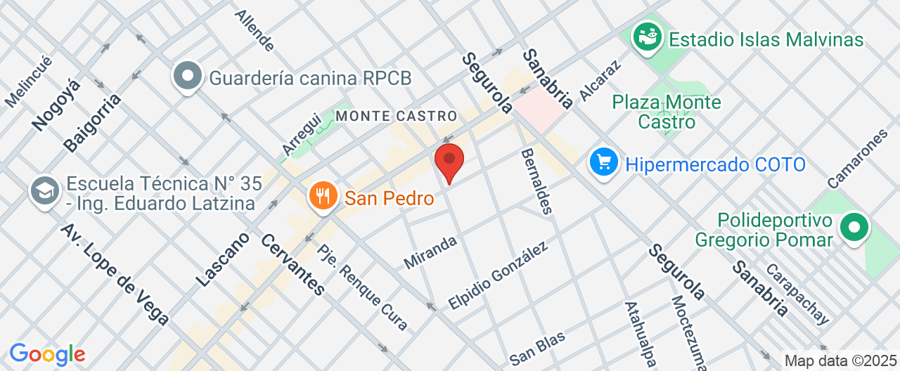 Mapa de la ubicación