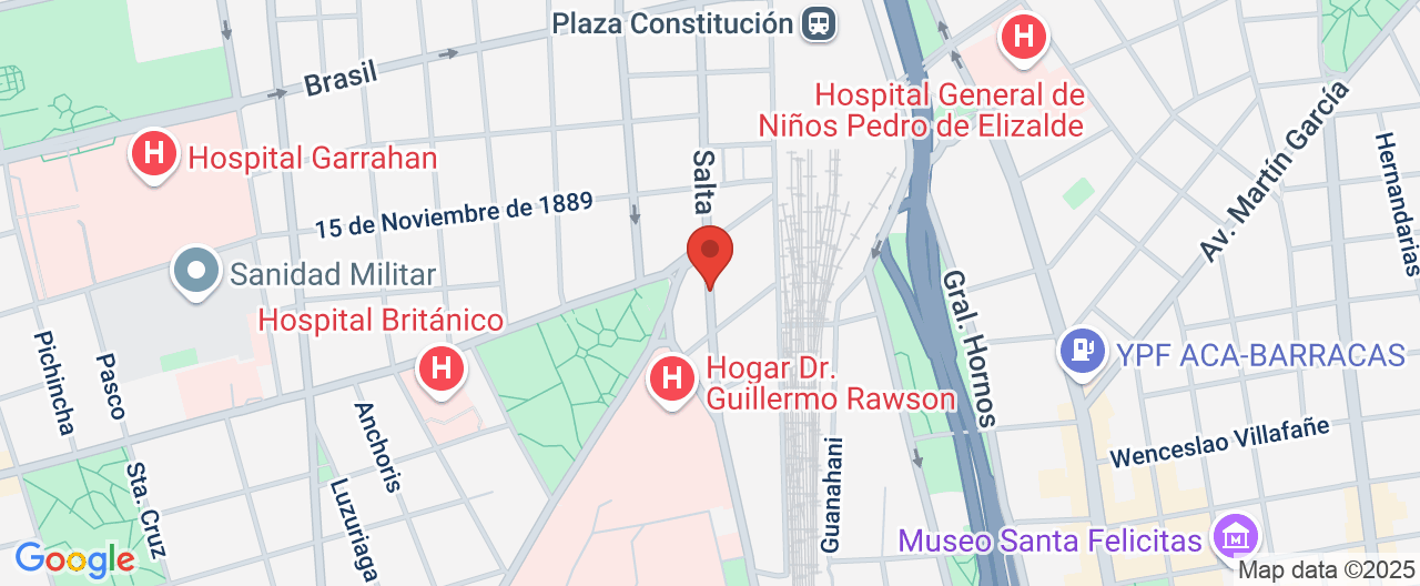 Mapa de la ubicación