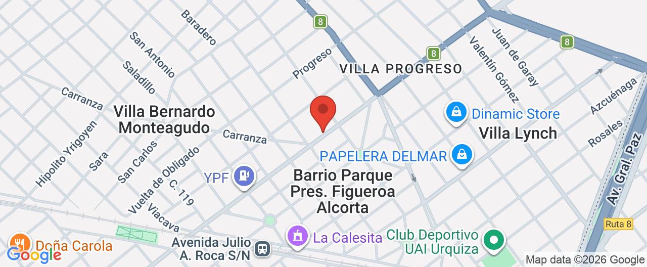 Mapa de la ubicación