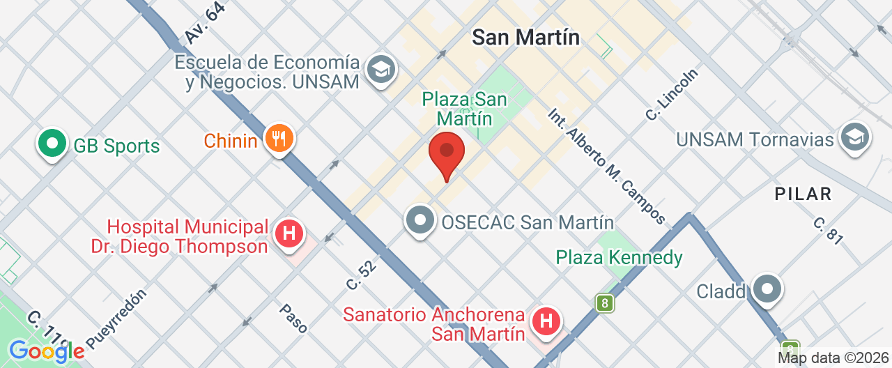 Mapa de la ubicación