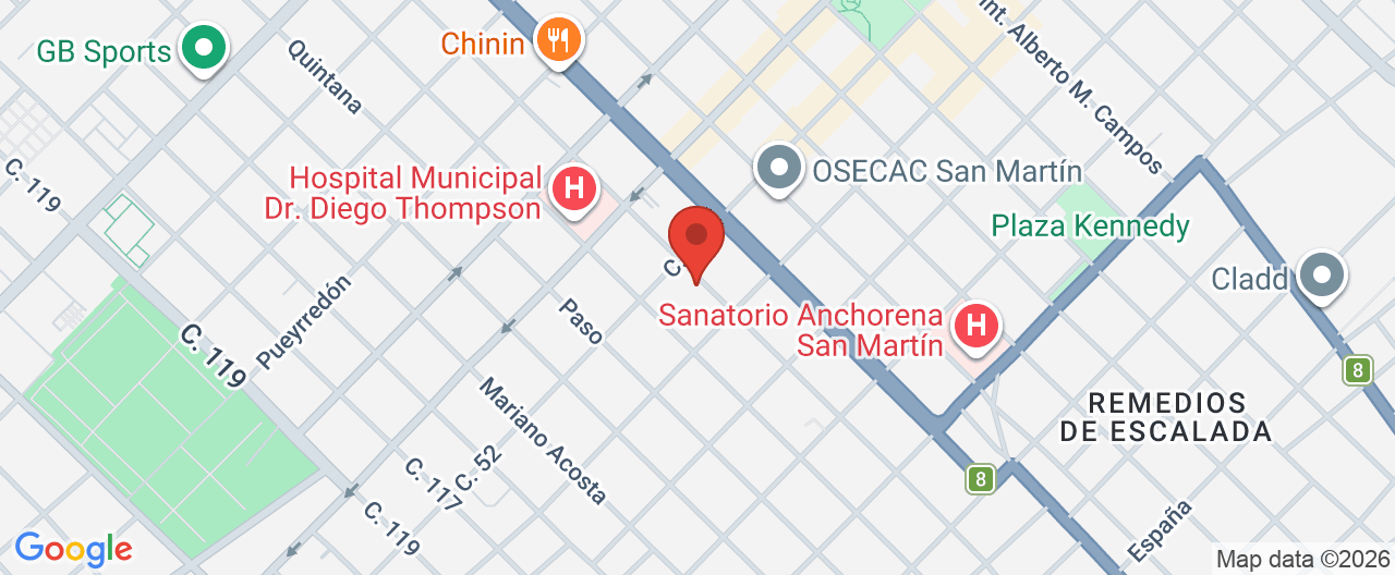 Mapa de la ubicación