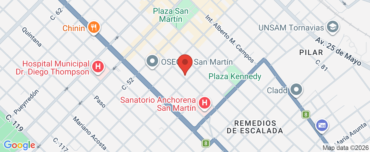Mapa de la ubicación