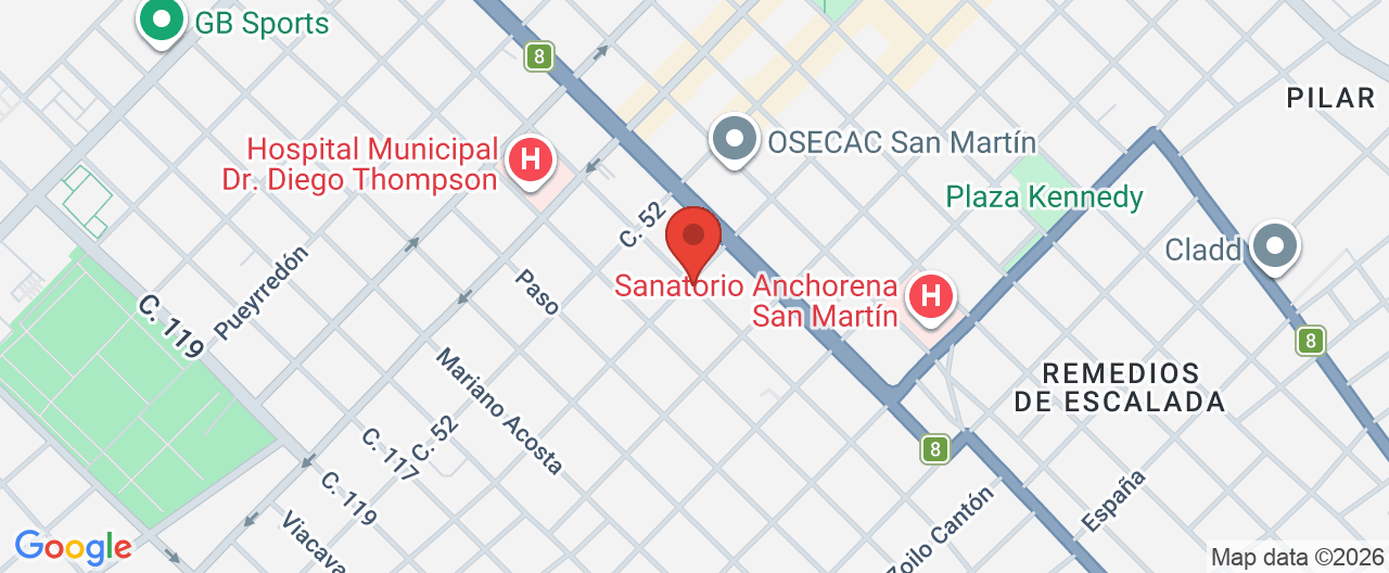 Mapa de la ubicación