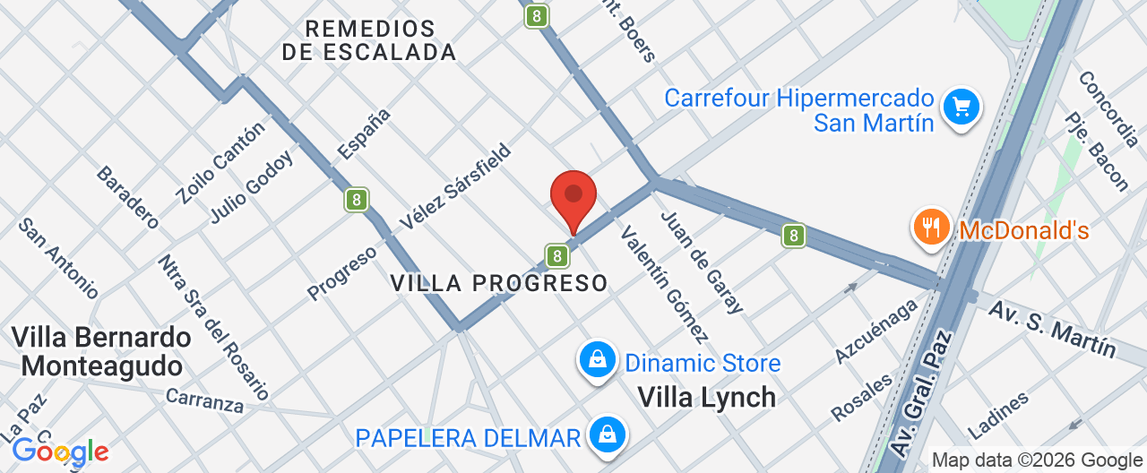 Mapa de la ubicación