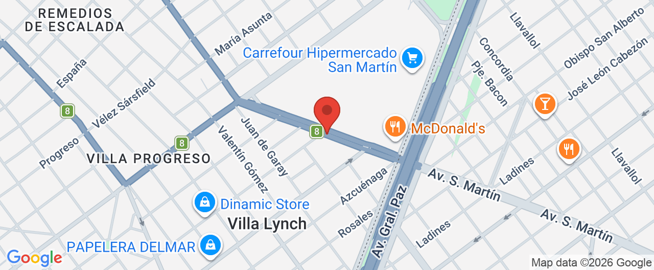 Mapa de la ubicación