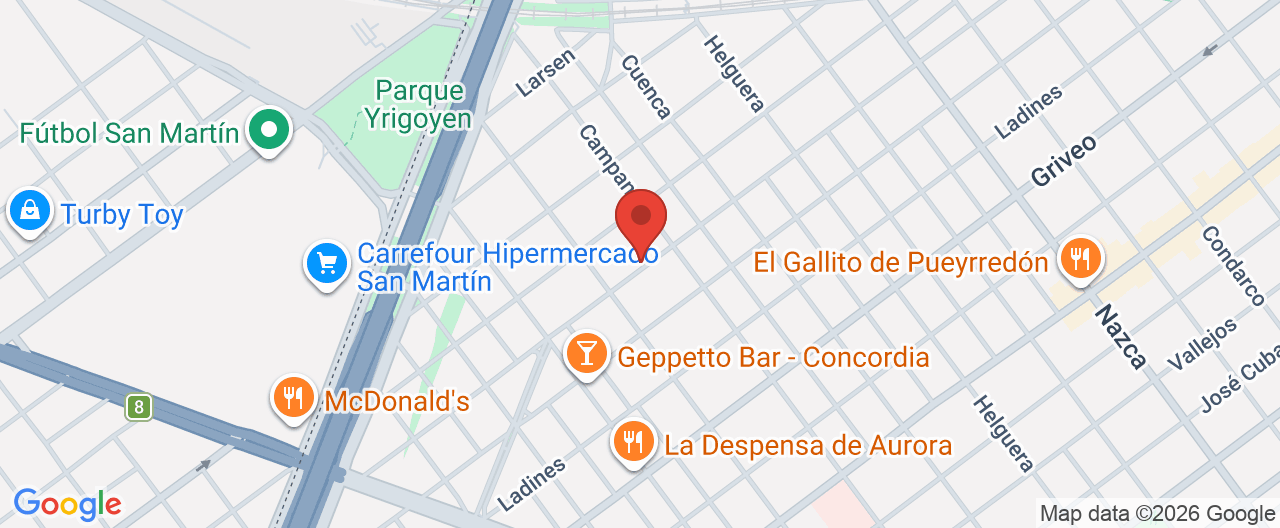 Mapa de la ubicación