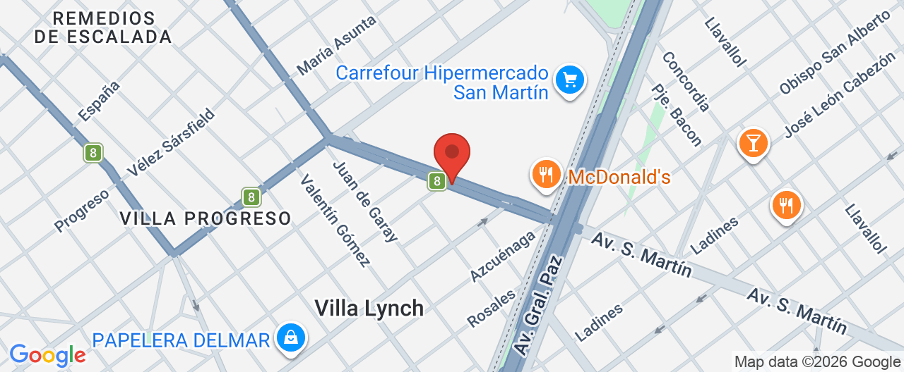 Mapa de la ubicación