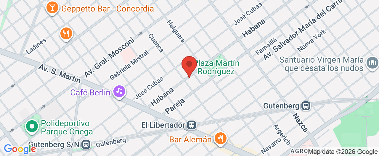 Mapa de la ubicación