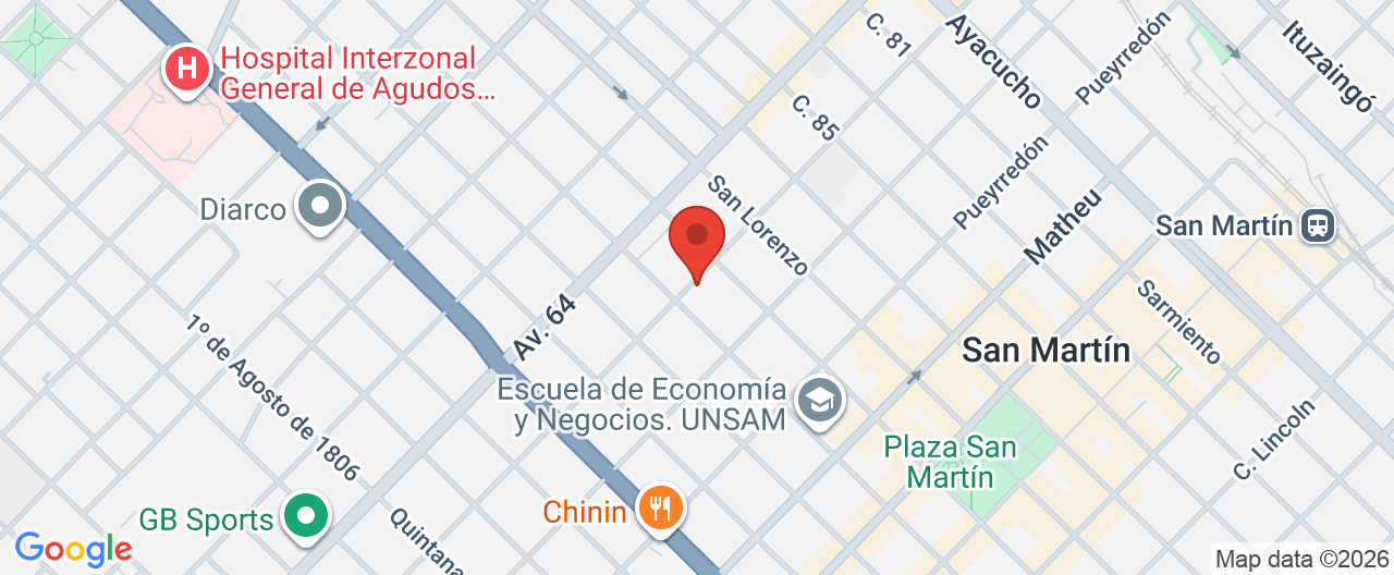 Mapa de la ubicación