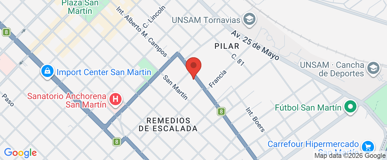 Mapa de la ubicación