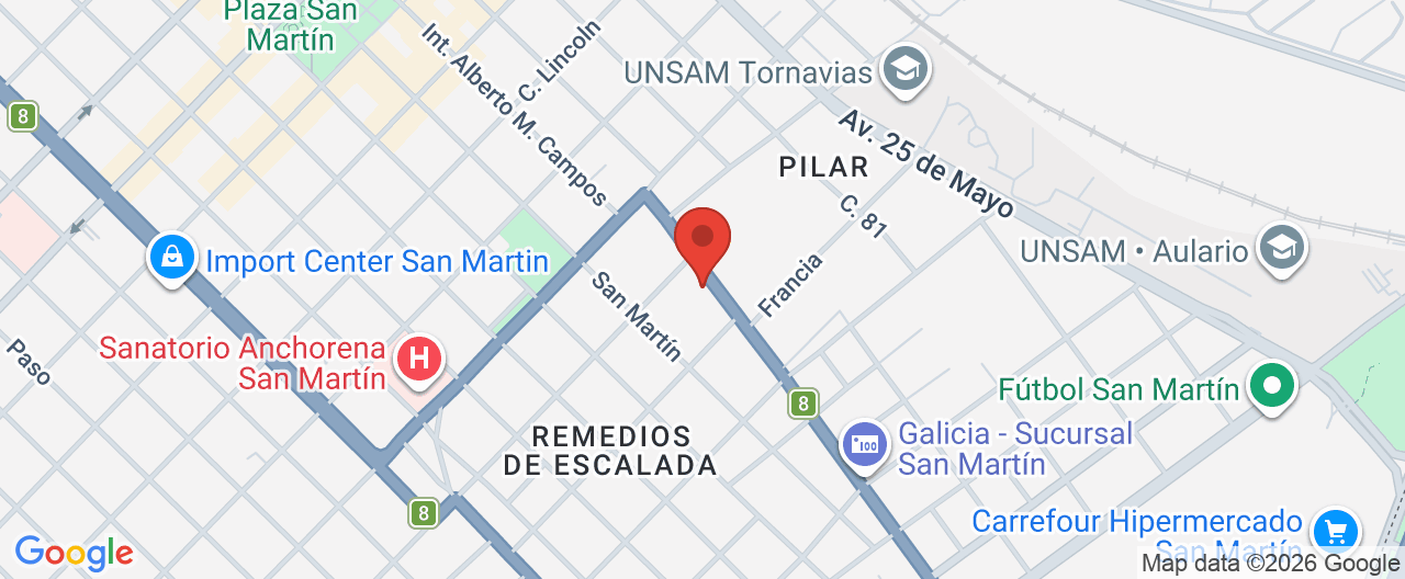 Mapa de la ubicación
