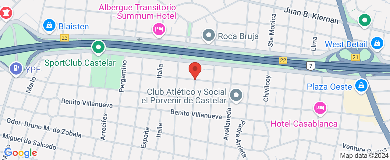 Mapa de la ubicación