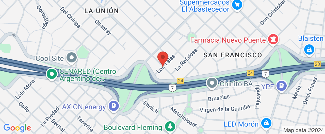 Mapa de la ubicación