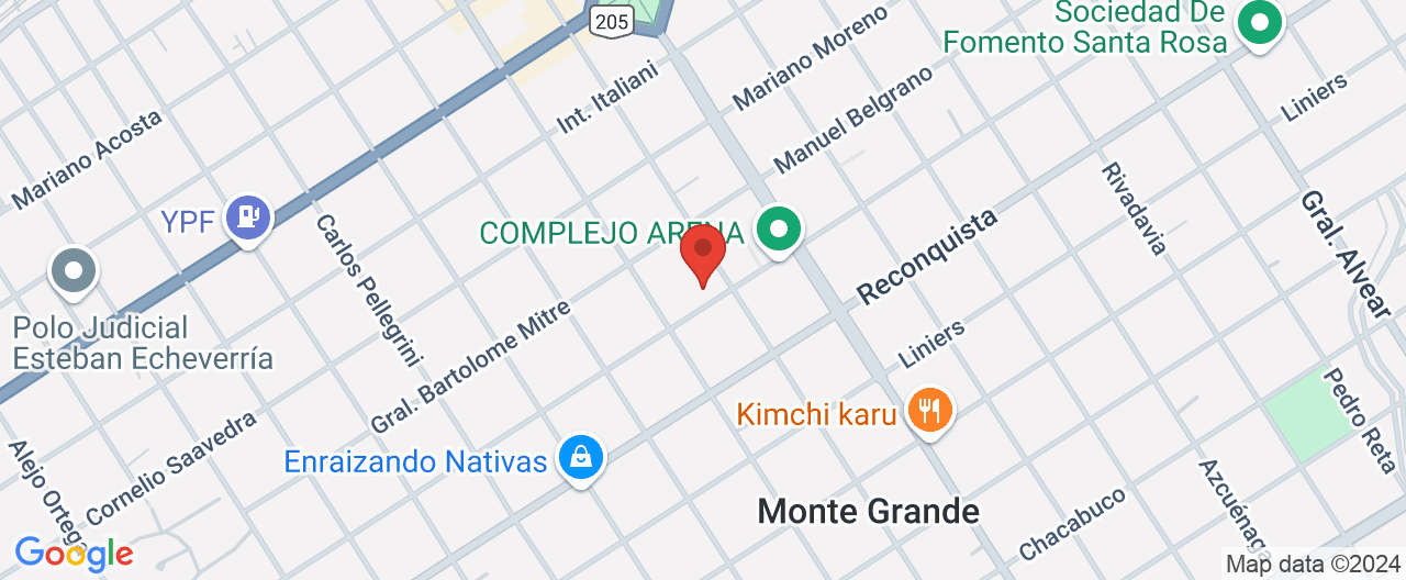 Mapa de la ubicación