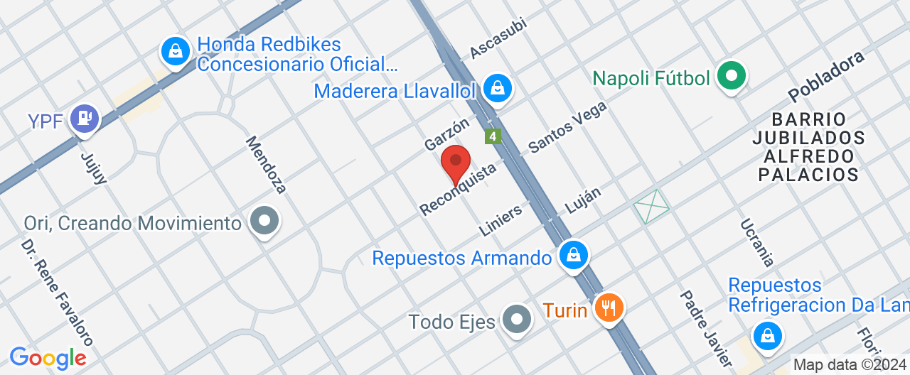 Mapa de la ubicación