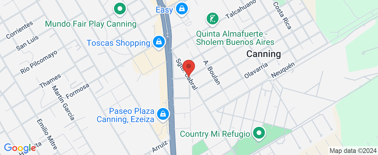 Mapa de la ubicación