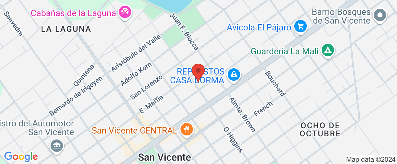 Mapa de la ubicación
