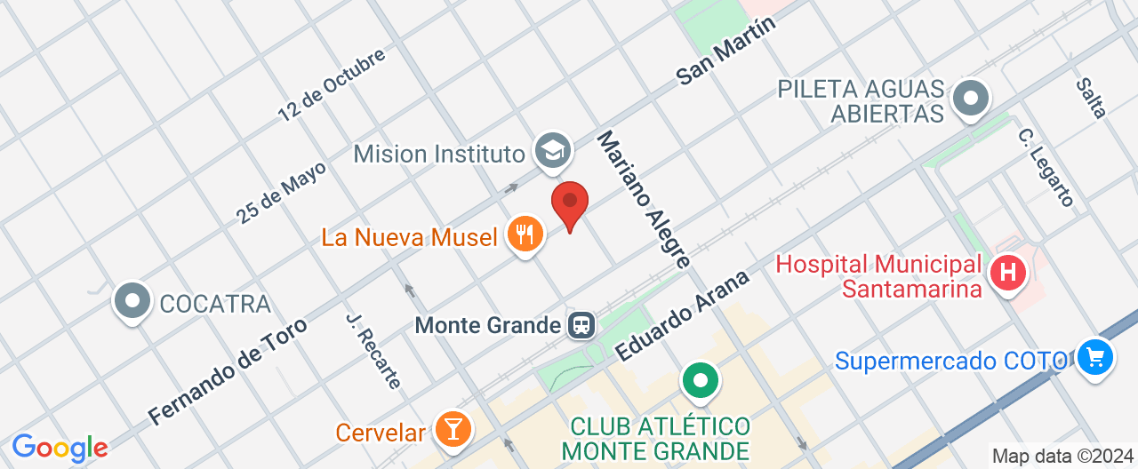 Mapa de la ubicación