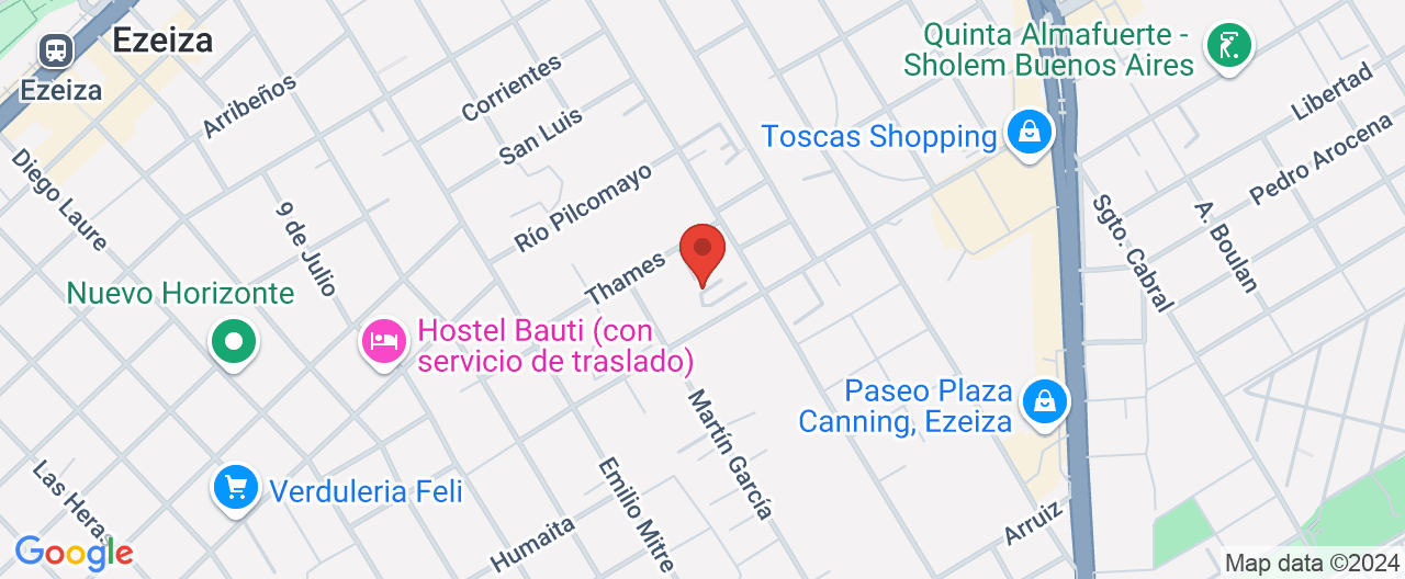 Mapa de la ubicación