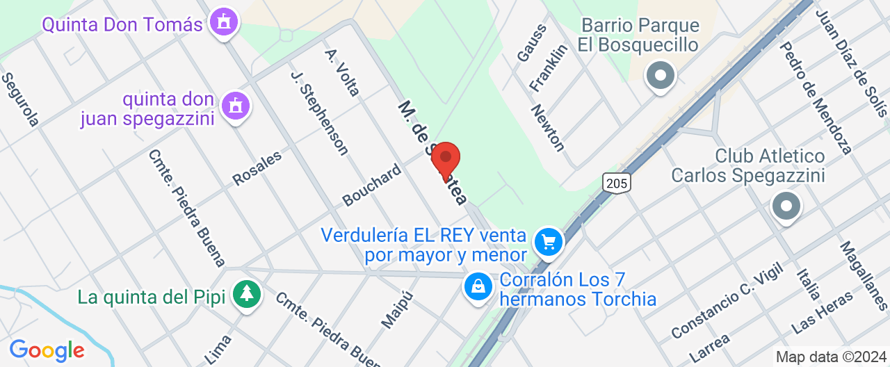 Mapa de la ubicación