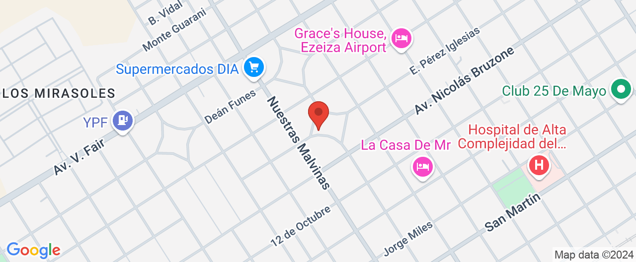 Mapa de la ubicación