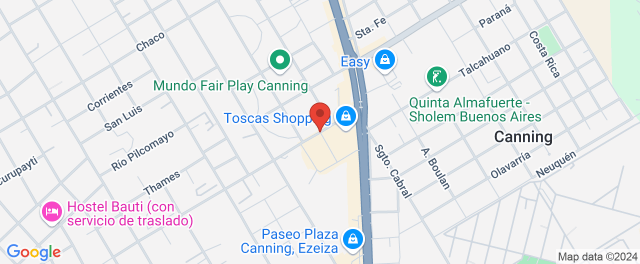 Mapa de la ubicación