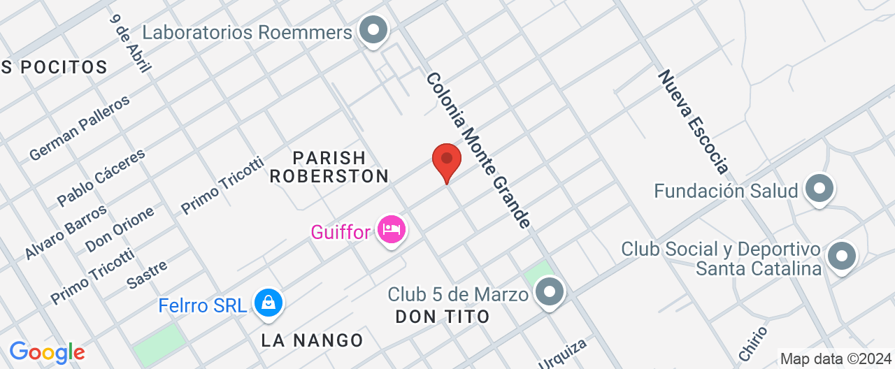 Mapa de la ubicación