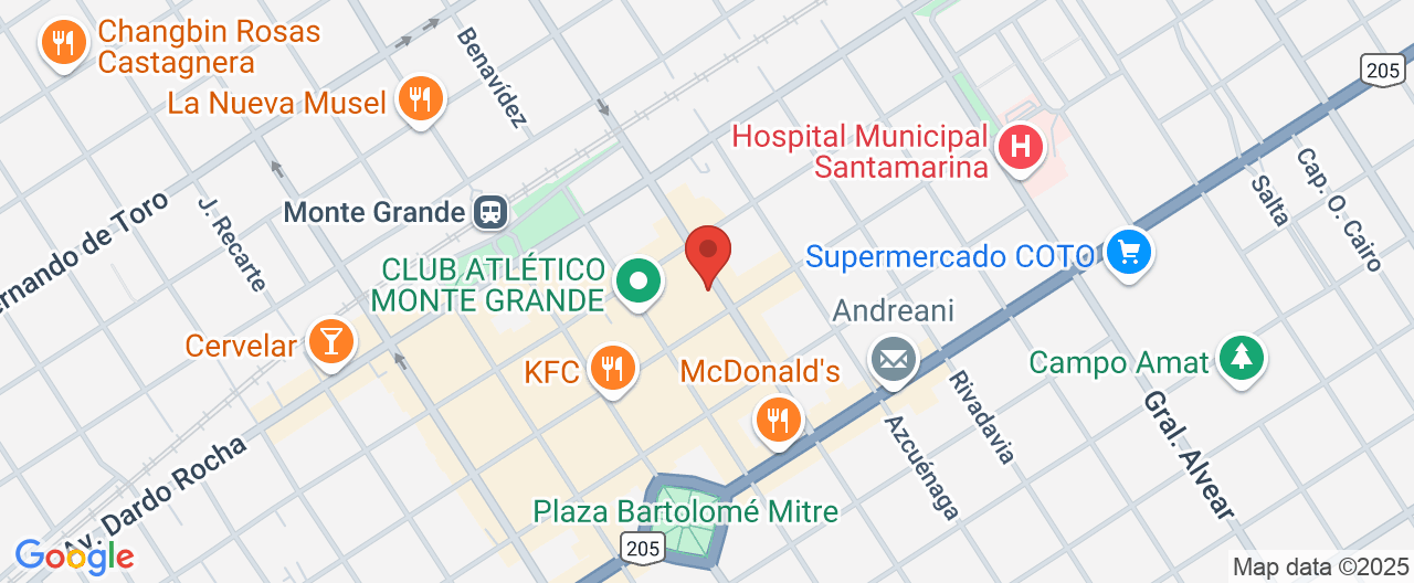 Mapa de la ubicación