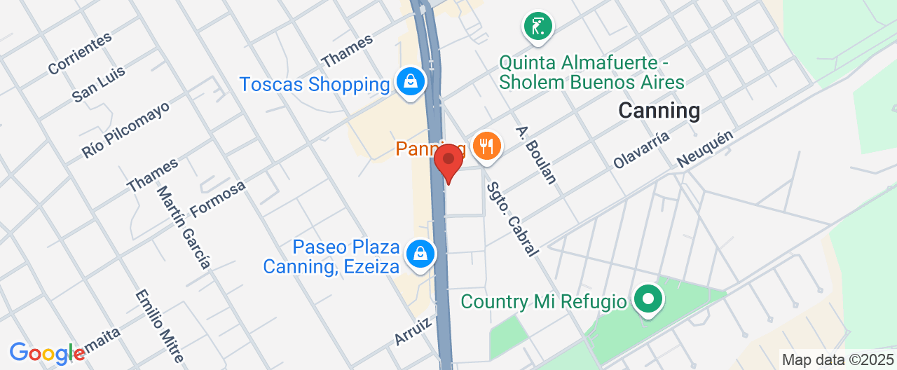 Mapa de la ubicación