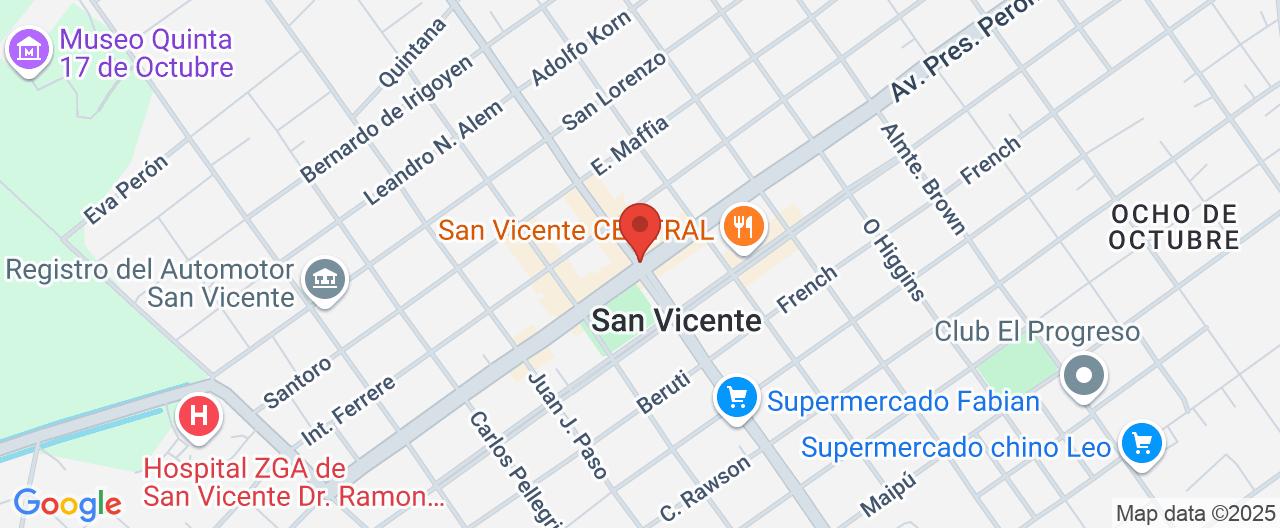 Mapa de la ubicación