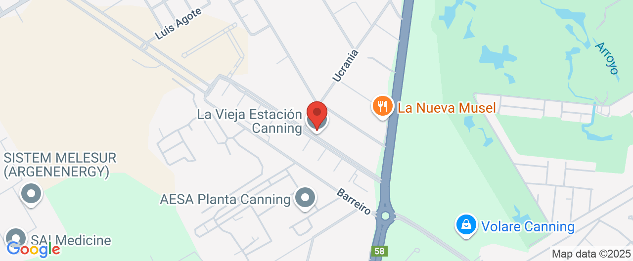 Mapa de la ubicación
