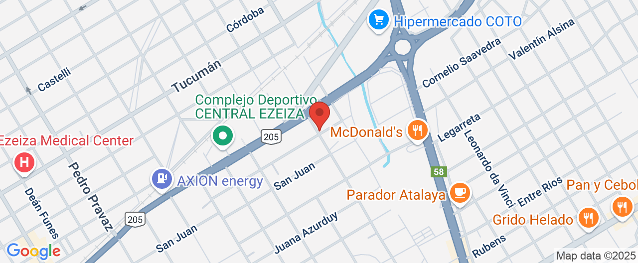 Mapa de la ubicación
