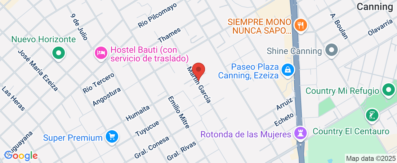Mapa de la ubicación