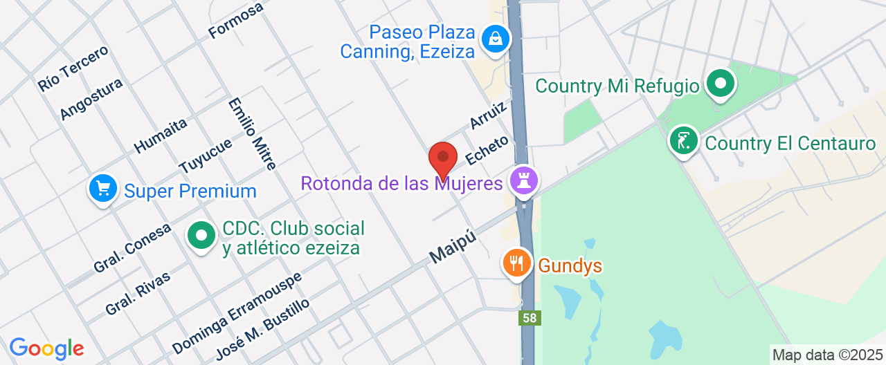 Mapa de la ubicación