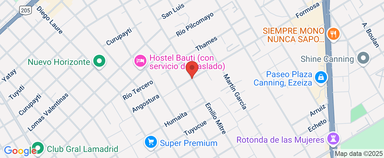 Mapa de la ubicación