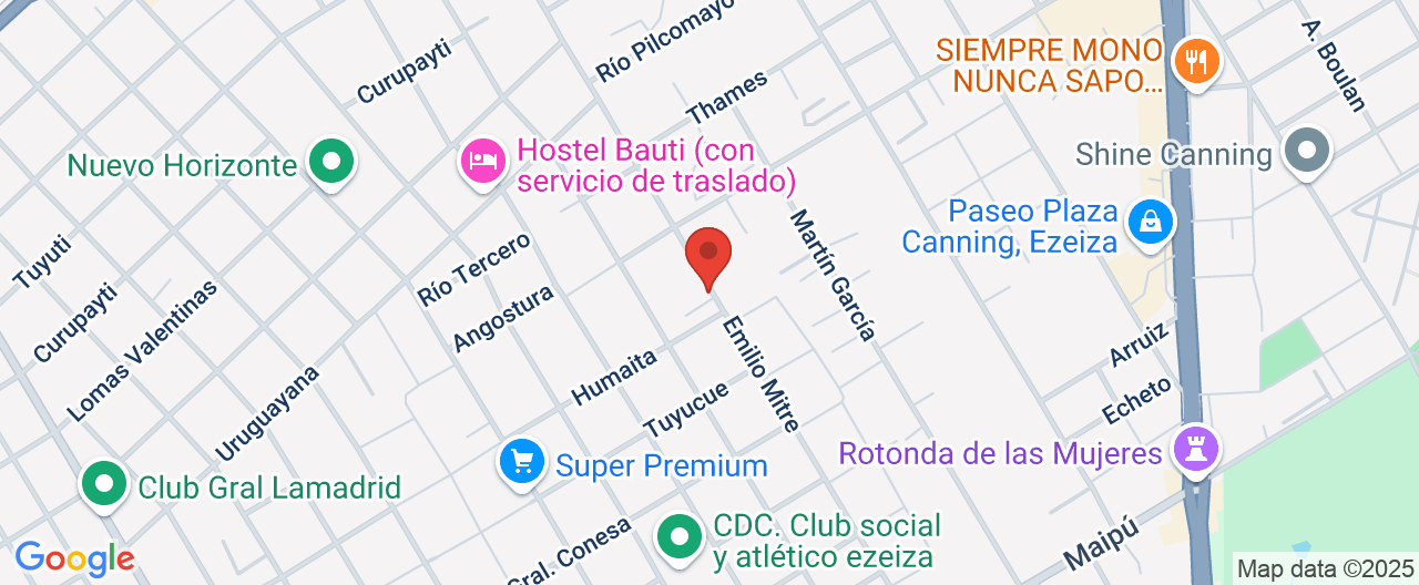 Mapa de la ubicación