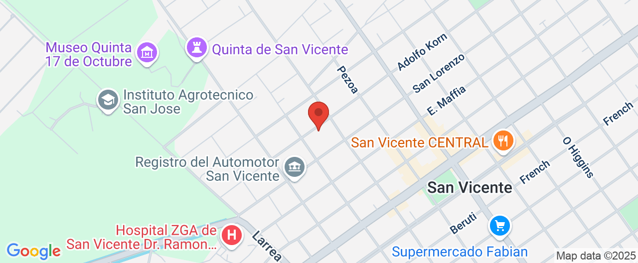 Mapa de la ubicación