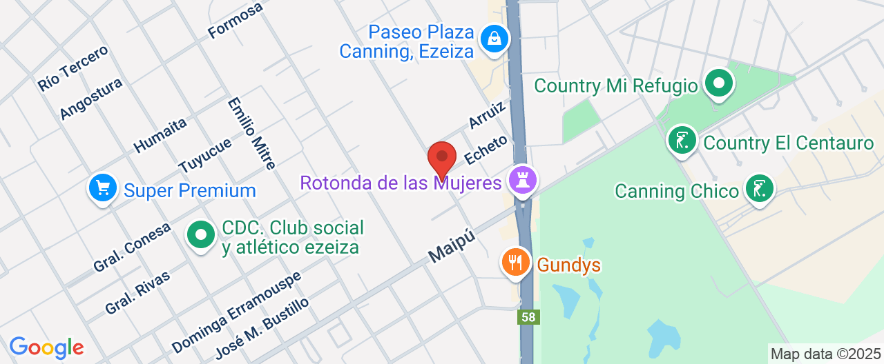 Mapa de la ubicación