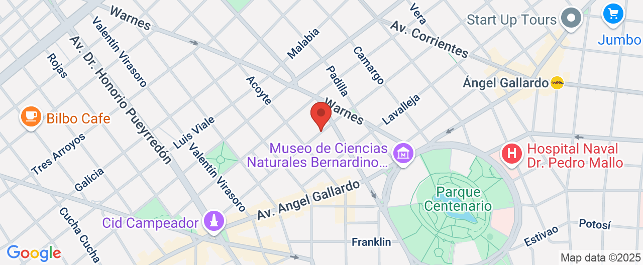 Mapa de la ubicación
