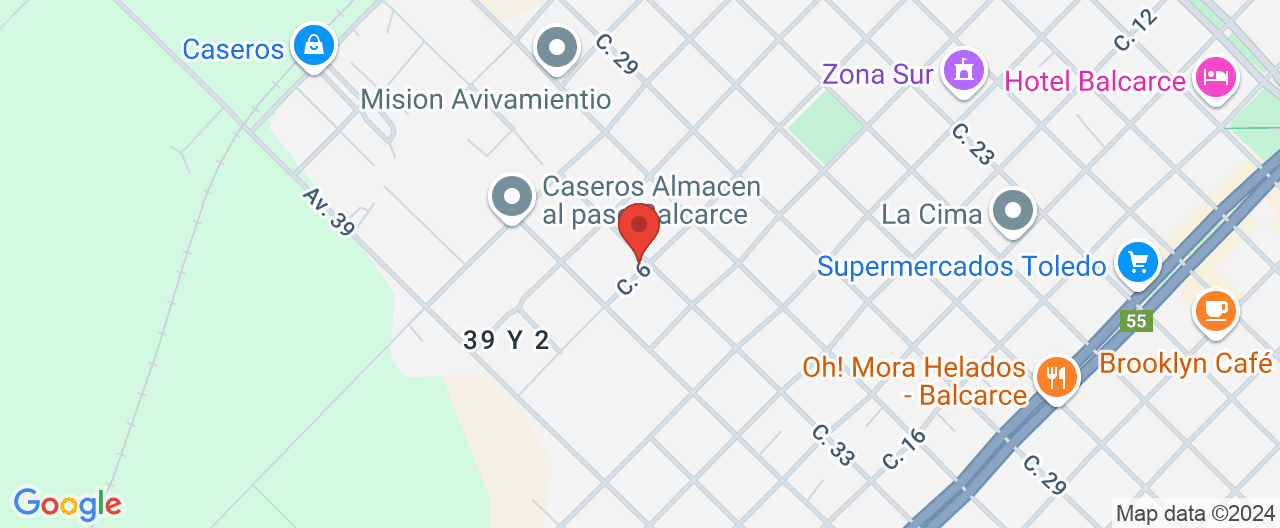 Mapa de la ubicación