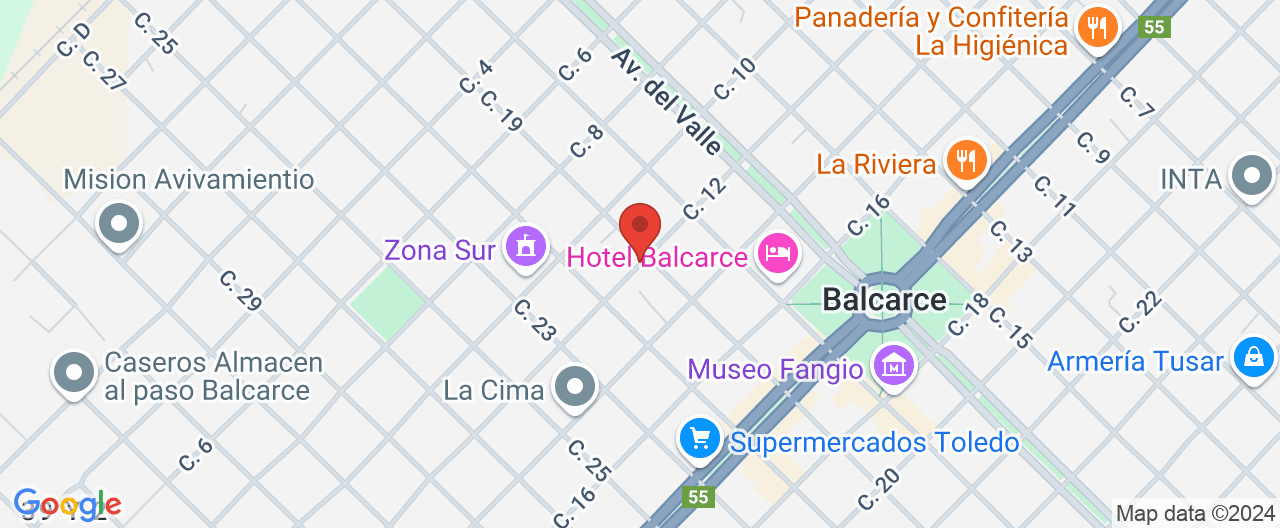 Mapa de la ubicación