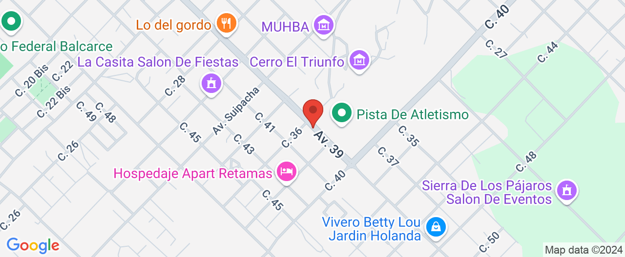 Mapa de la ubicación