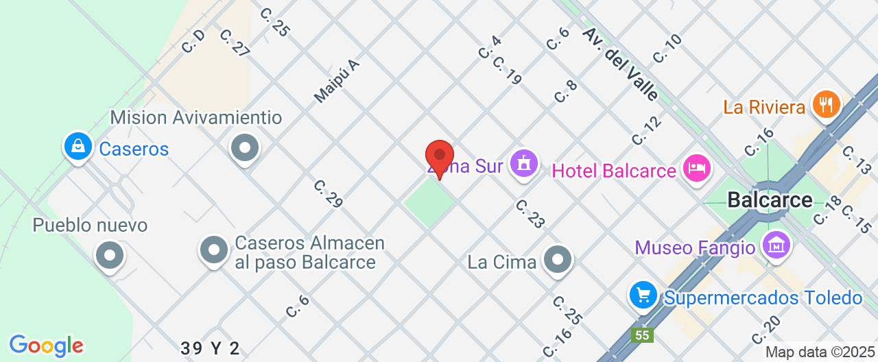 Mapa de la ubicación