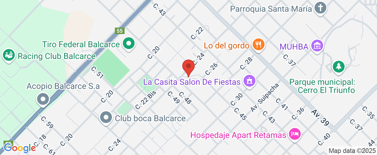 Mapa de la ubicación