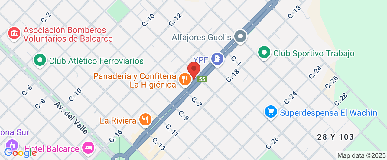 Mapa de la ubicación