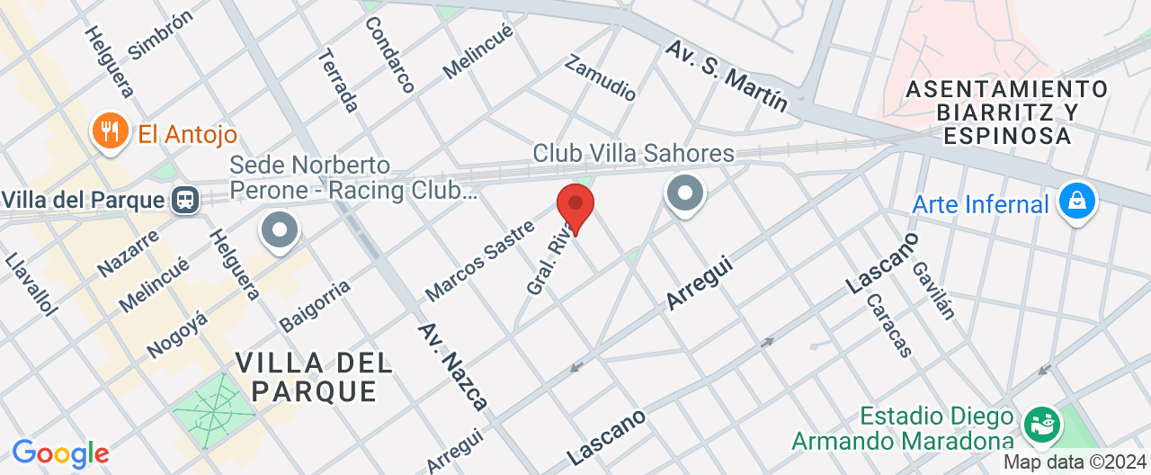 Mapa de la ubicación