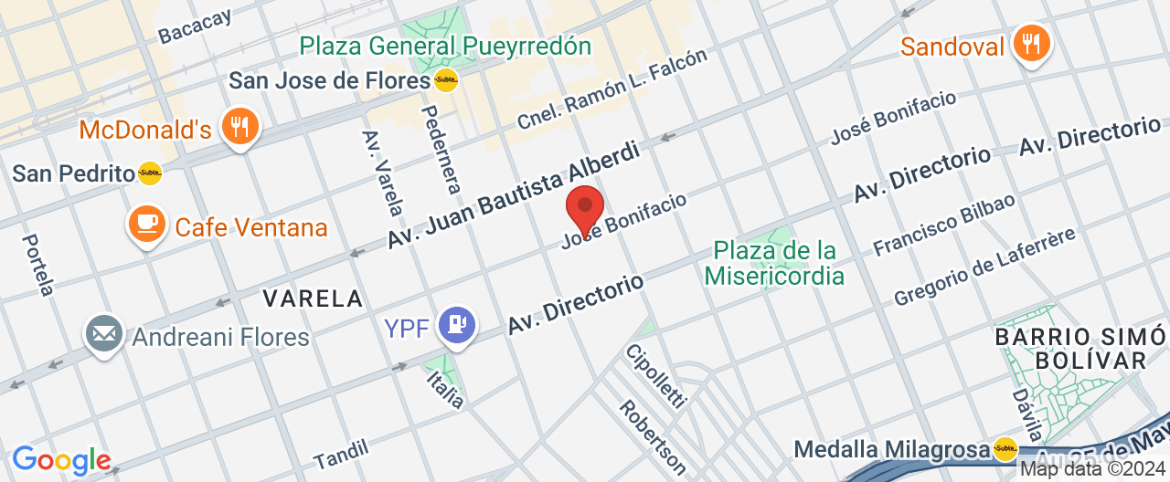 Mapa de la ubicación