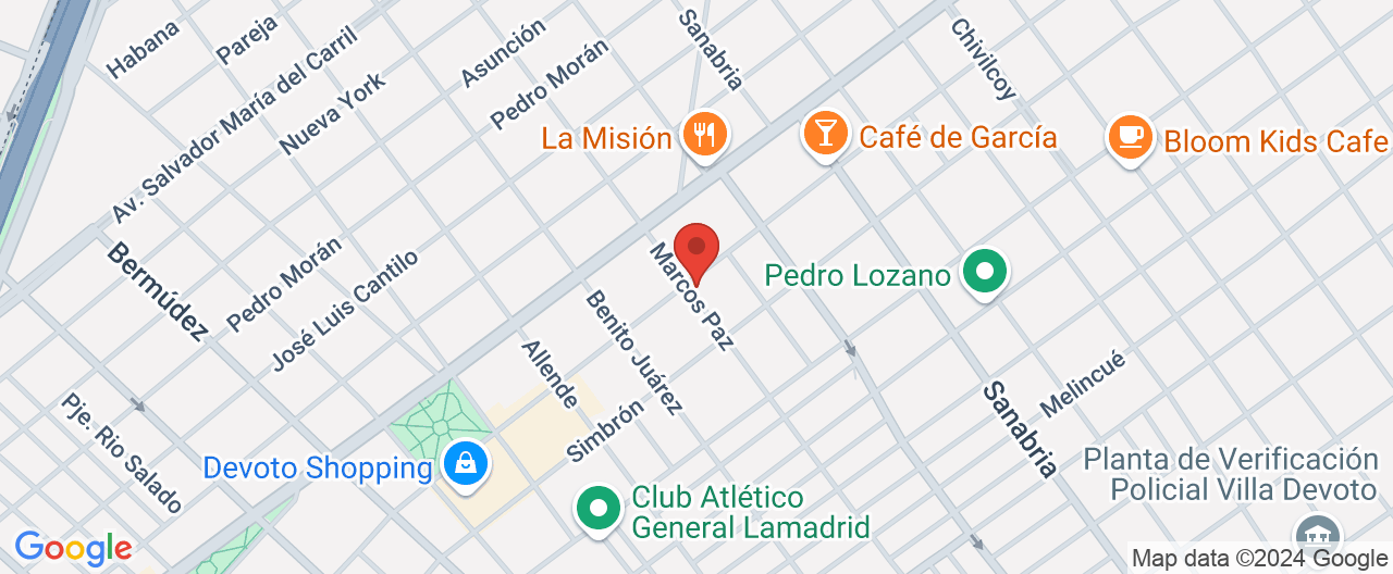 Mapa de la ubicación